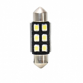 6 LED žiarovky SV8,5 Canbus T11x36mm 2ks