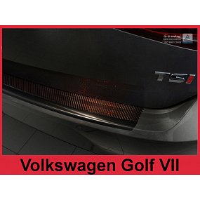 Carbón kryt ochrana prahu zadného nárazníka Volkswagen Golf VII 2012+