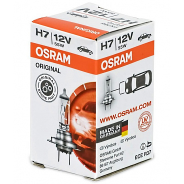 Halogenová žárovka Osram H7 12V 60/55 P43T - 1 ks Halogenová žárovka Osram H7 12V 60/55 P43T - 1 ks