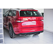Stredový spojler zadného nárazníka pre Škoda KodiaQ RS, Maxton Design (čierny lesklý plast ABS)
