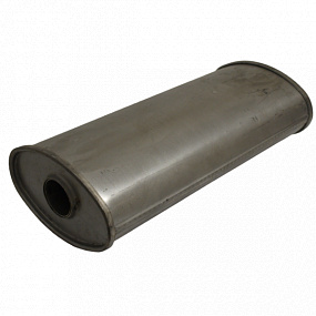 Univerzálny oceľový výfukový tlmič S147 x D250 x v108mm (55 mm vstup)
