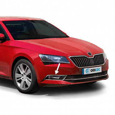 Nerez spodná lišta prednej masky Škoda Superb III 2015+ Omtec Nerez spodná lišta prednej masky Škoda Superb III 2015+ Omtec