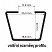Střešní nosič FABIA III zámek ALU DIH - liftback