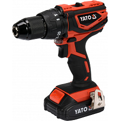 Vŕtačka s príklepom AKU MABUCHI 18V LI-ION, 440-1650 ot/min, kufor