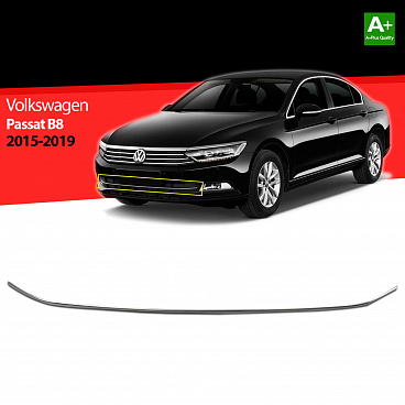 Nerez spodná lišta chladiča VW Passat B8 2014-19 Nerez spodná lišta chladiča VW Passat B8 2014-19