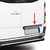 Nerez čierna lišta na zadnej ŠPZ Mercedes Sprinter W906 2006-18, VW Crafter LT3 2006-17