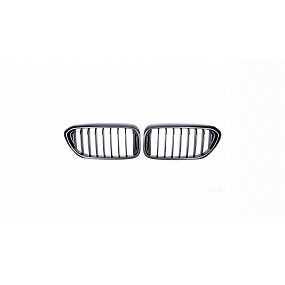 Gril BMW 5 G30 F90 G31 jednotlivé lamely Matná čierna Gril BMW 5 G30 F90 G31 jednotlivé lamely Matná čierna