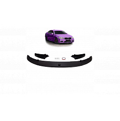 Predný nárazník BMW 5 F10 F11 Lesklá čierna