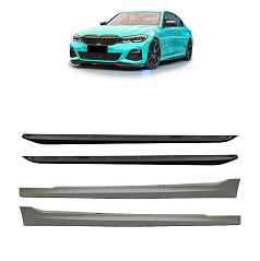 Bočné prahy BMW 3 G20 G21 Prahy Carbon Look