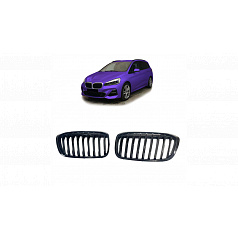 Gril BMW 2 F45 F46 Facelift jednotlivé lamely Lesklá čierna