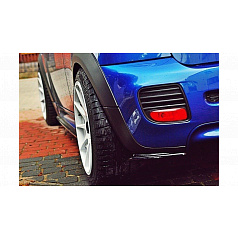 Splitter Mini Cooper R56 JCW Tył Boczne v.1 Gloss Black