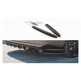 Splitter Audi S8 D4 Facelift Tył Boczne v.2 Gloss Black Splitter Audi S8 D4 Facelift Tył Boczne v.2 Gloss Black