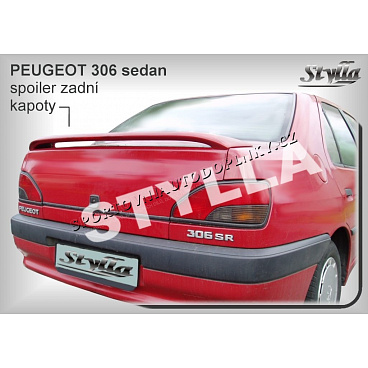 PEUGEOT 306 SEDAN (93-01) spoiler zad. kapoty (EU homologace) PEUGEOT 306 SEDAN (93-01) spoiler zad. kapoty (EU homologace)