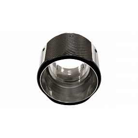 Końcówka tłumika 127mm wejście 70mm Carbon Gloss