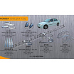 Honda Civic 2001-03 chróm autodoplnky
