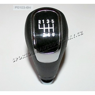 Hlavica radenie 6 rýchl. čierna Škoda Octavia I 1,8 / 1,9TDI, 2,0, Octavia II