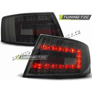 Audi A6 C6 sedan 04.2004-08 zadné LED lampy smoke (LDAU75)