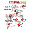 Audi A6 2004-11 Strongflex zostava silentblokov len pre prednú nápravu 16 ks