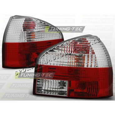 AUDI A3 (8L) 1996-00 zadné lampy RED WHITE (LTAU02)