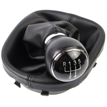 Radiaca páka s manžetou VW Touran 2003-11, Caddy 2004-10 5 aj 6 st. čierna