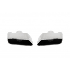 Koncovka tlmiča 180x80mm vstup 60mm BMW 525 Leštená Sada