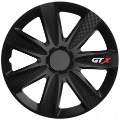 Kryty kolies GTX CARBON BLACK 14-16" (po 1 ks)