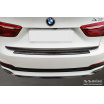 Nerez kryt - ochrana prahu zadného nárazníka BMW X6 F16 2014-19 čierny