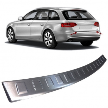 Nerez kryt zadného nárazníka leštěný Audi A4 kombi vr. Allroad 2008-16