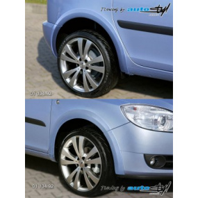 Lemy blatníkov - hladký povrch pre lak Škoda Fabia II kombi