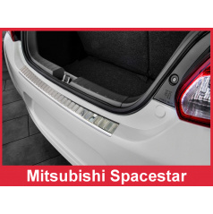 Nerez kryt- ochrana prahu zadného nárazníka Mitsubishi Spacestar 2014+
