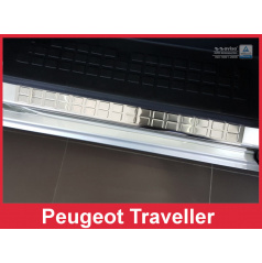 Nerez ochranné lišty prahu dverí 2ks Peugeot Traveller 2016+