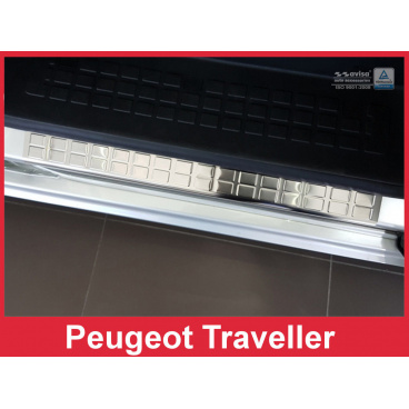 Nerez ochranné lišty prahu dverí 2ks Peugeot Traveller 2016+