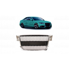 Gril Audi A4 B8 Chróm & Lesklá Čierna