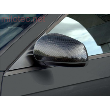 Kryty zrkadiel Milotec - ABS karbon, Škoda Superb Facelift