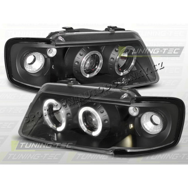 AUDI A3 (8L) 1996-00 Predné číre svetlá ANGEL EYES BLACK (LPAU05) AUDI A3 (8L) 1996-00 Predné číre svetlá ANGEL EYES BLACK (LPAU05)
