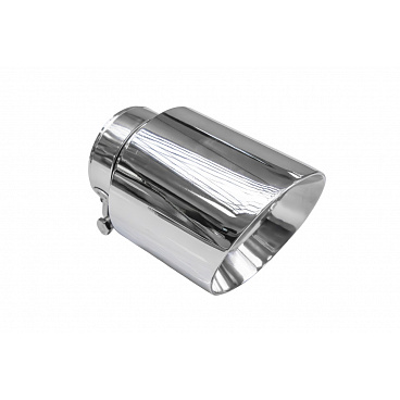 Koncovka tlmiča 114mm vstup 70mm Leštená
