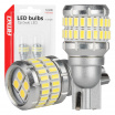 LED žiarovky CANBUS T15 W16W 48SMD 4SMD 3014 3030 Biela 12V 24V