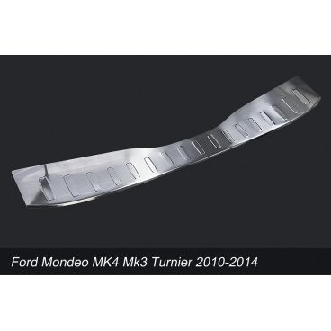 Nerez kryt- ochrana prahu zadného nárazníka Ford Mondeo III Mk4 Turnier 2010-14