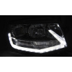 VW T6 15- predné číre svetlá chrome LED TRU DRL (LPVWP7)