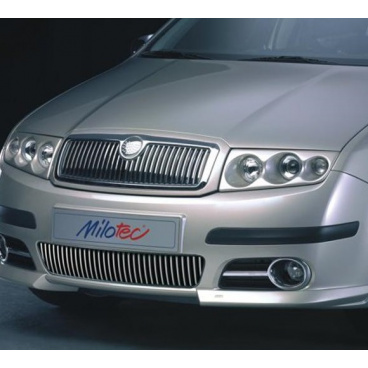 Lišty predného nárazníka - Škoda Fabia I Facelift Limousine, Combi, Sedan 2004-2007