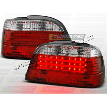 BMW E38 1994-01 zadné LED lampy red white (LDBM46)