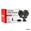 Ventilátor automobilový s prísavkou 12V AMIO-03010