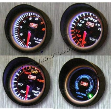 Prídavné mechanické budíky AUTO GAUGE - SMOKE II