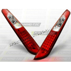 Ford Focus MK2 2004-10 zadné LED lampy red white (LDFO07)