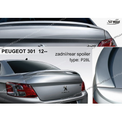 Peugeot 301 sedan 2012+ zadný spojler (EÚ homologácia)