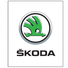 Originálne samolepiace logo Škoda 15 cm