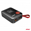 Štartovacie zariadenie 4v1 booster powerbank kompresor LED svietidlo 12V 7,2Ah 600A PRO AMIO-04675
