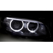 BMW F10,F11 2010-07.2013 predné číre svetlá  AE LED black DRL (LPBMI2)
