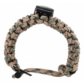Náramek OUTDOOR s kompasem a doplňky Náramek OUTDOOR s kompasem a doplňky
