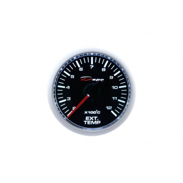 Prídavný budík Depo Racing Teplota výfukových plynov 52 mm